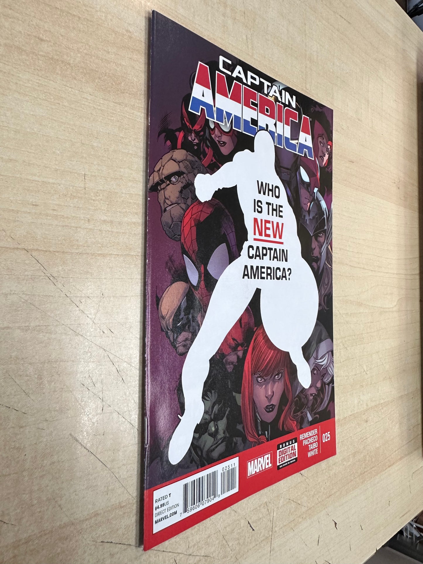 Captain America #25 (12/14); Sam Wilson Becomes the New Captain America