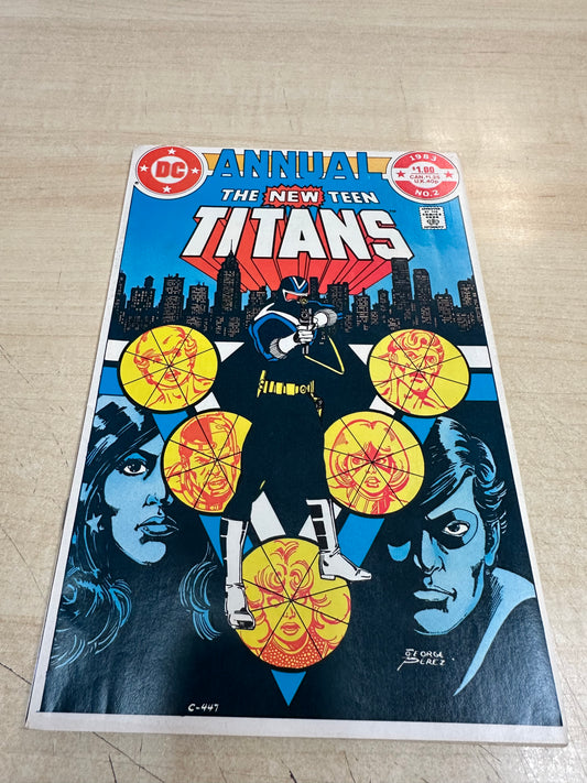 The New Teen Titans Annual #2 (9/83); 1st app Vigilante in Costume; 1st app Lyra