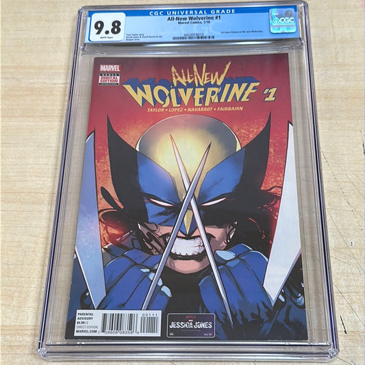 CGC 9.8 - All-New Wolverine #1 (1/16); 1st Laura McKinney as the New Wolverine