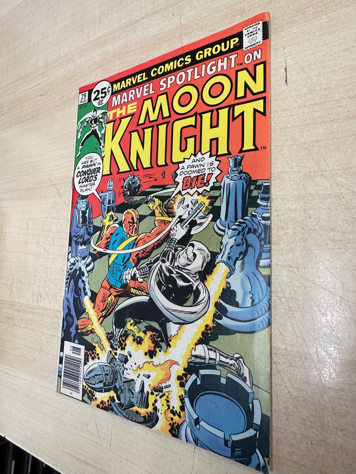 Marvel Spotlight #29 8/76; Early Moon Knight app