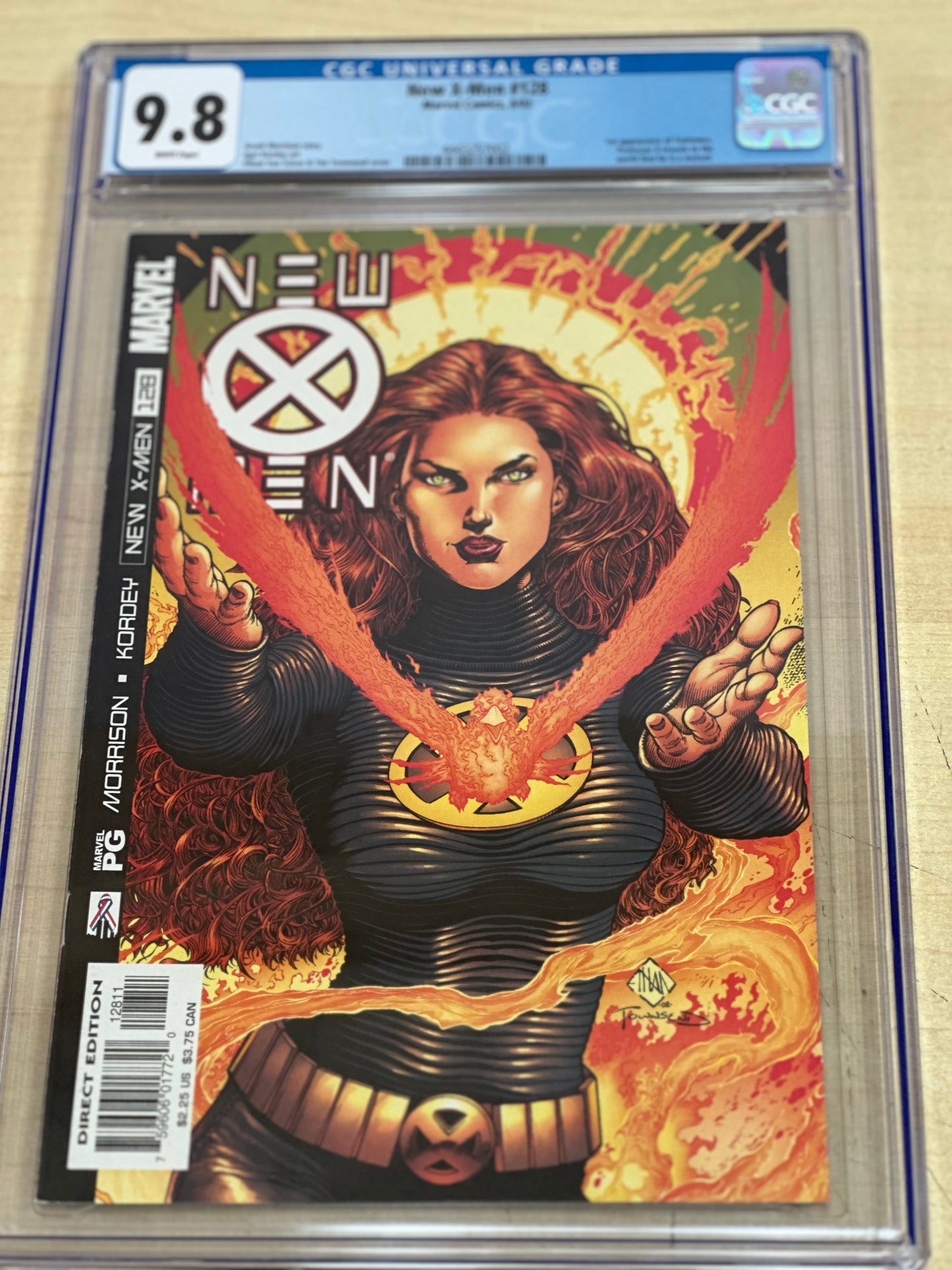 CGC 9.8 - New X-Men #128 (8/02); 1st app of Fantomex.