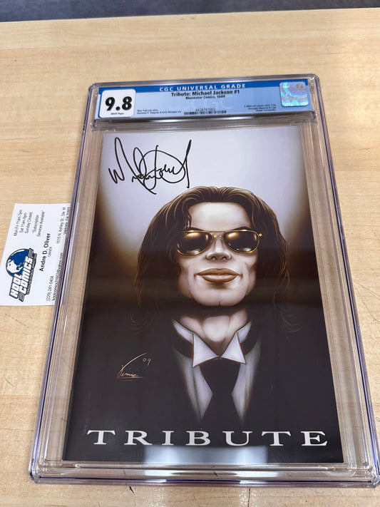 CGC 9.8 - Tribute: Michael Jackson (10/09; Vinnie Tartamella cover.