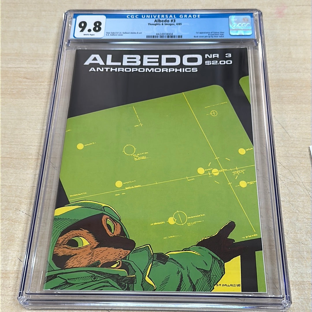 CGC 9.8 - Albedo #3 (4/85); 1st app of Tomoe Ame & Lord Nori Yuki