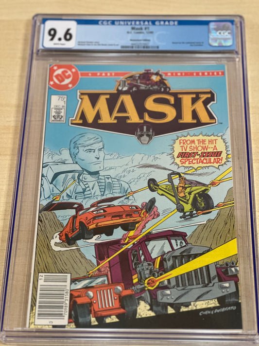 CGC 9.6 - Mask #1 (12/85). Newsstand.