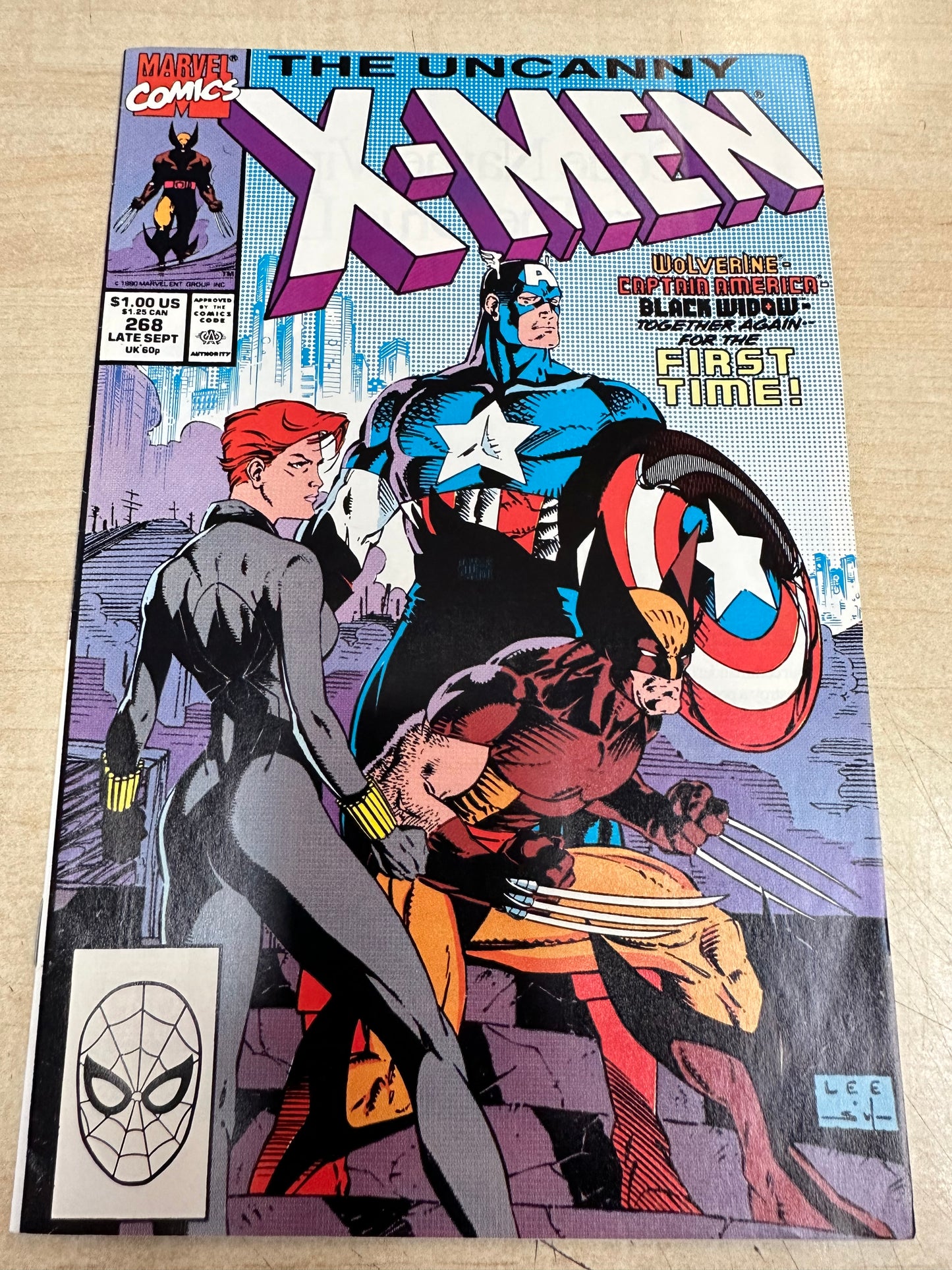 Uncanny X-Men #268 (1990); Captain America, Black Widow & Wolverine Team-Up