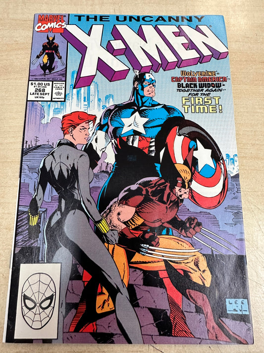 Uncanny X-Men #268 (1990); Captain America, Black Widow & Wolverine Team-Up