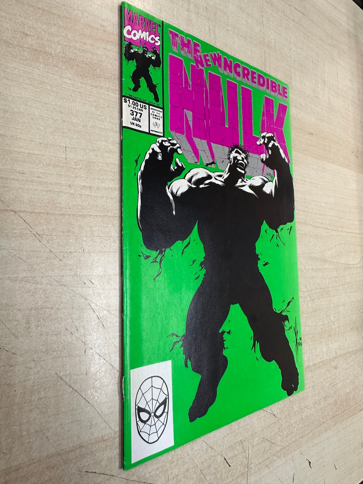 Incredible Hulk #377 (1/91); 1st All New Hulk (Professor Hulk)