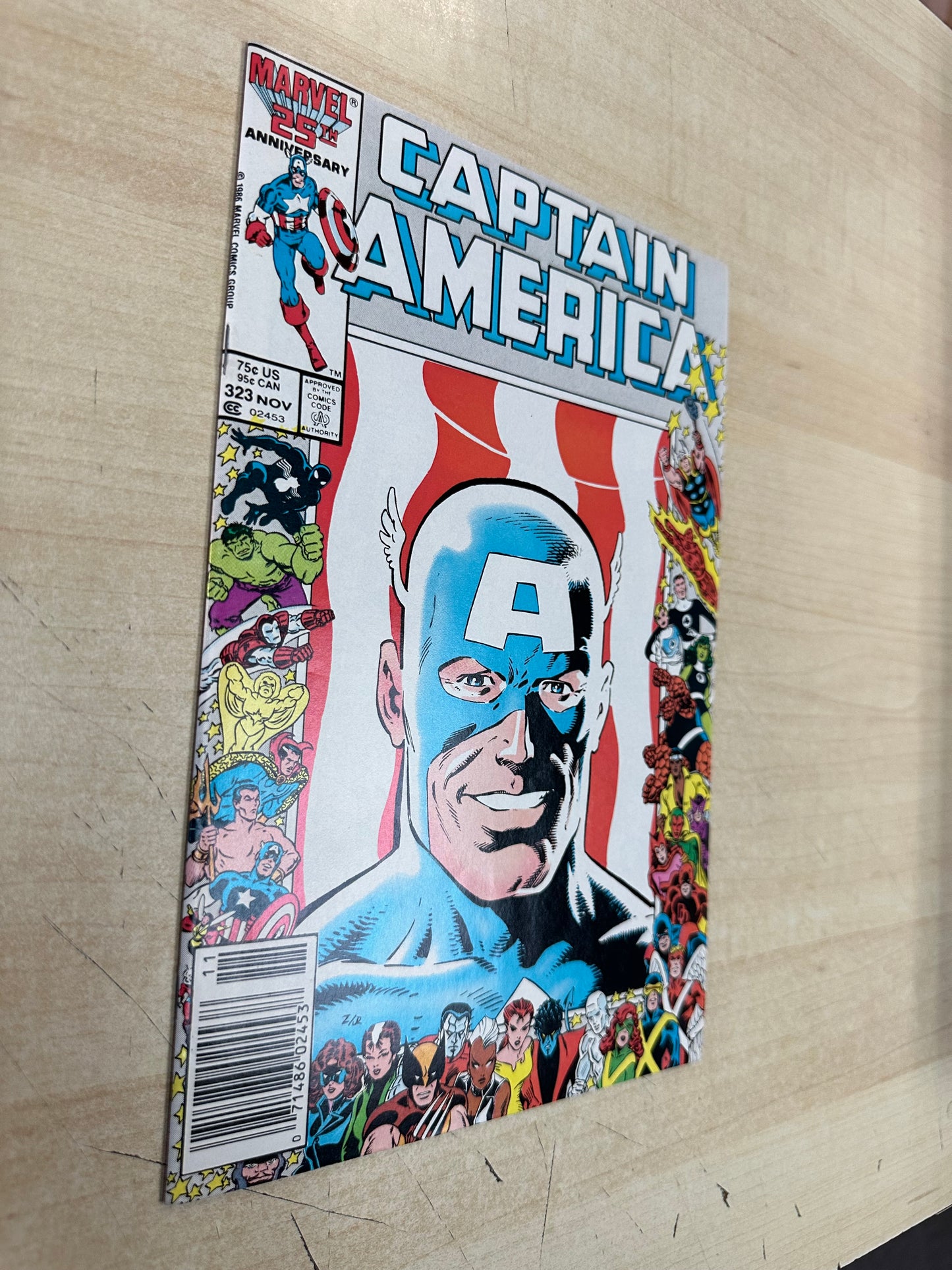 Captain America #323 (11/85); 1st app New Super Patriot