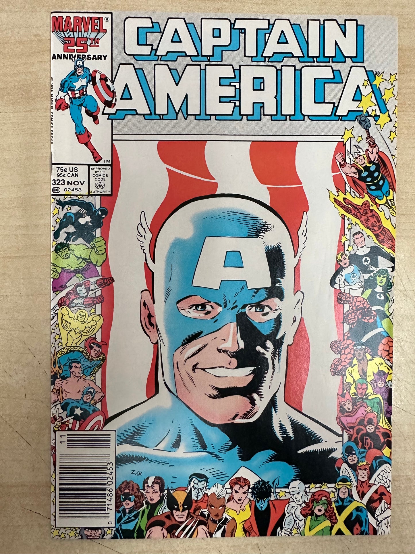 Captain America #323 (11/85); 1st app New Super Patriot