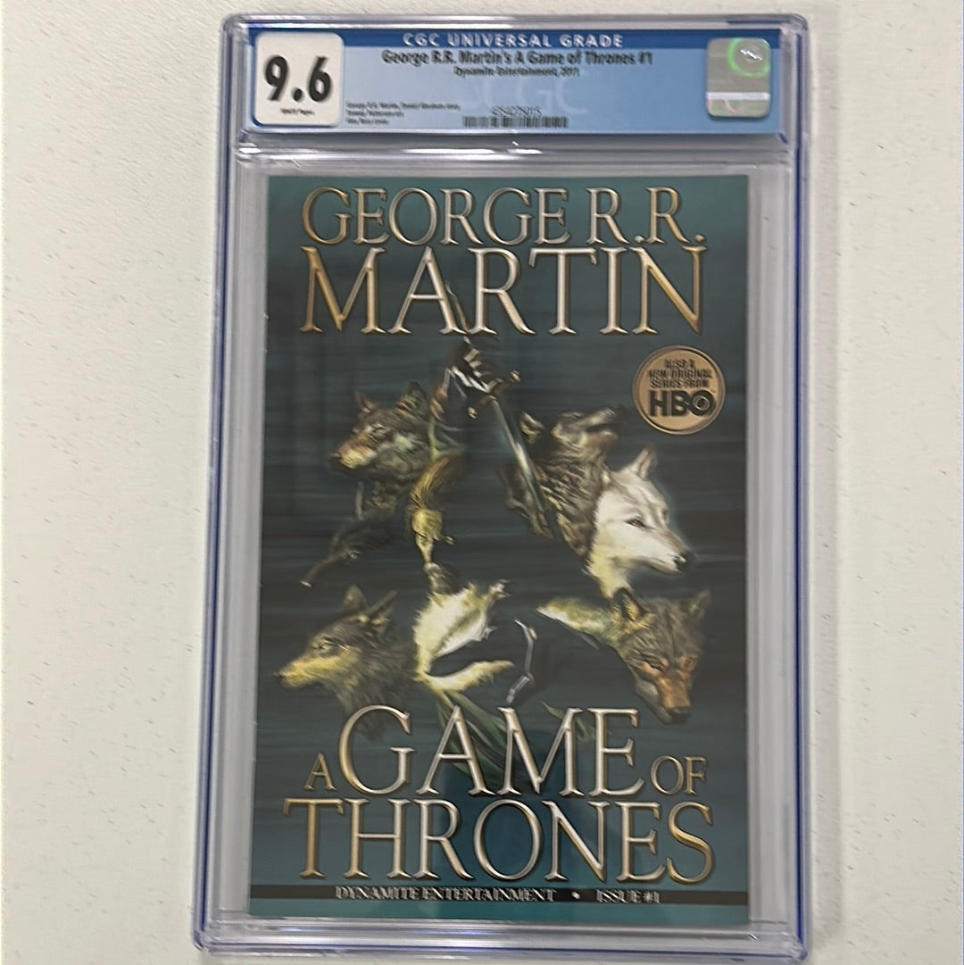 CGC 9.6 - GEORGE R.R. MARTIN’S A GAME OF THRONES #1 (2011)