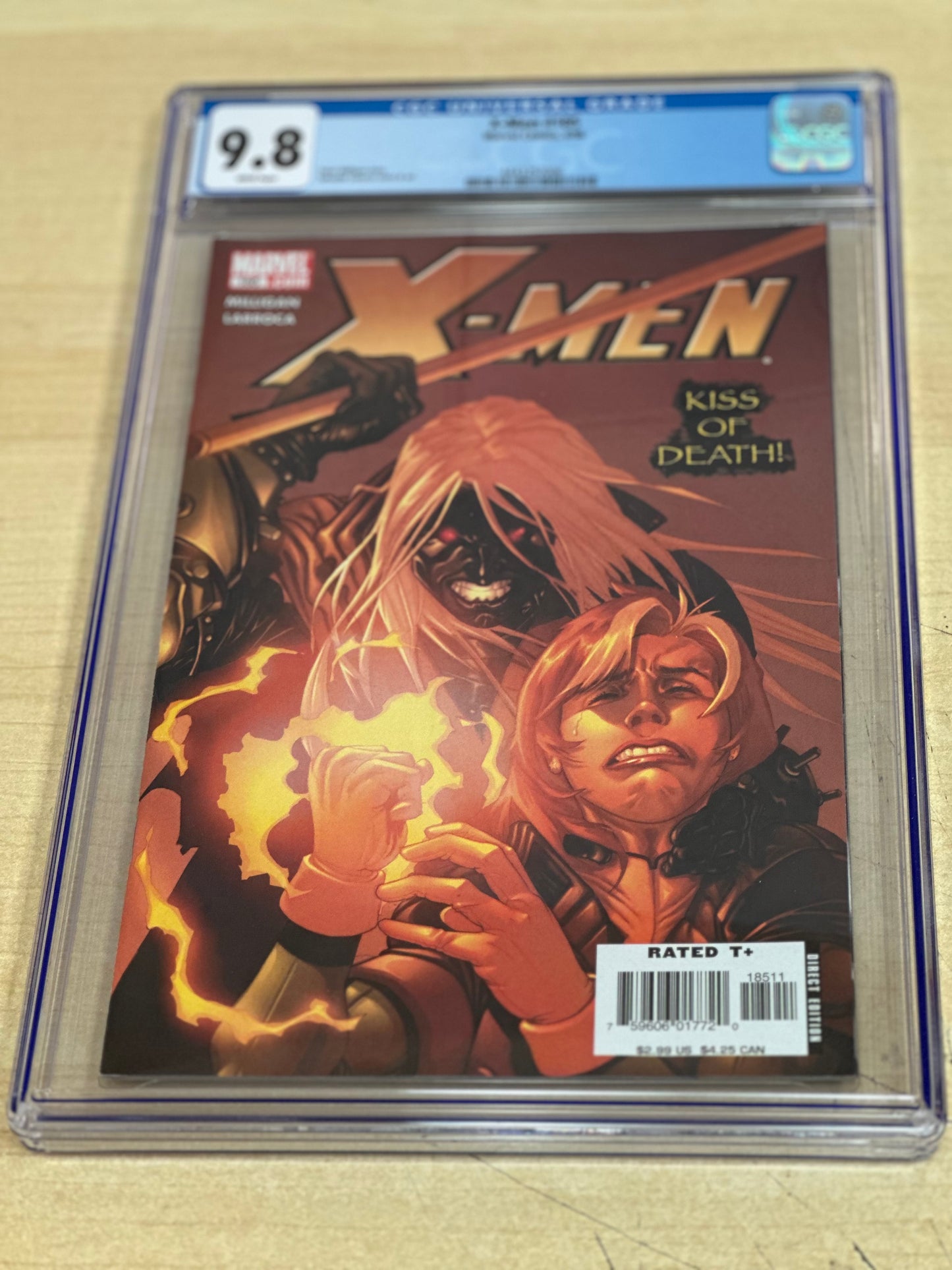 CGC 9.8 - X-Men #185 (6/06); 1st app of Gambit as Death, Horseman of Apocalypse.