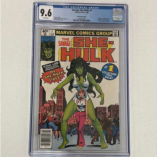 CGC 9.6 - SAVAGE SHE-HULK #1 (2/80); Origin & 1st app of She-Hulk (Jennifer Walters).