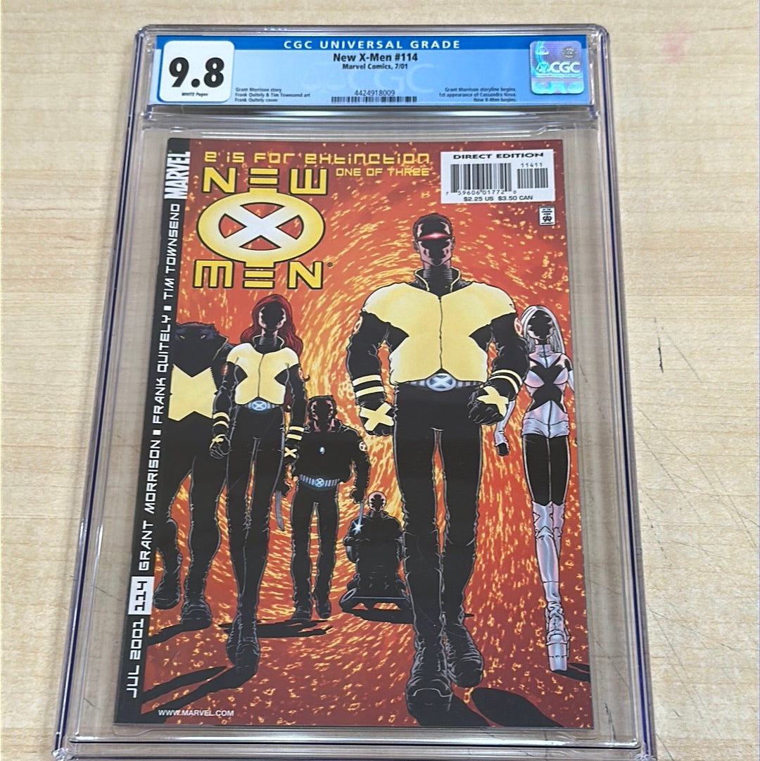 CGC 9.8 - New X-Men #114 (7/01); 1st app of Cassandra Nova; New X-Men begins