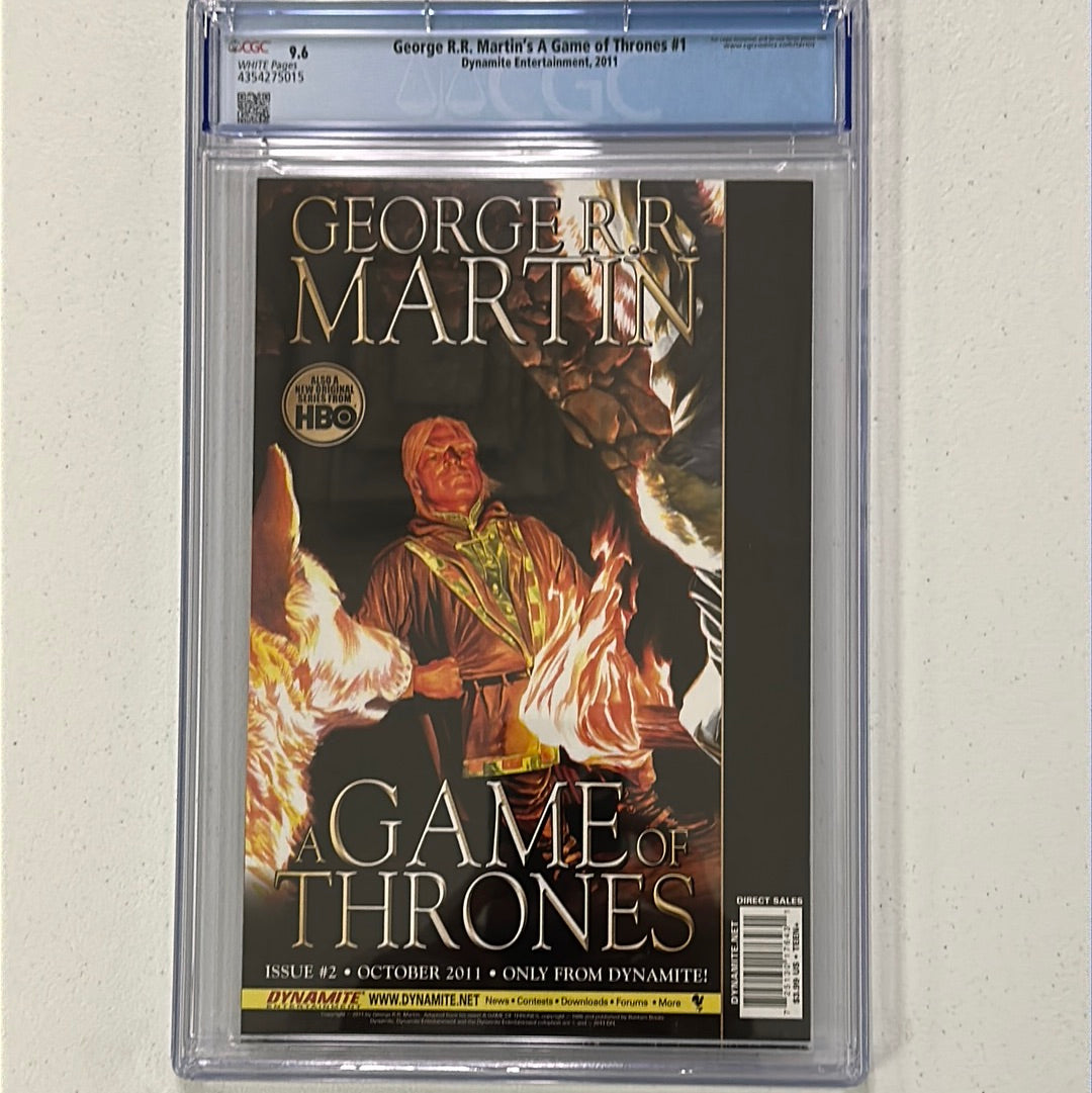 CGC 9.6 - GEORGE R.R. MARTIN’S A GAME OF THRONES #1 (2011)