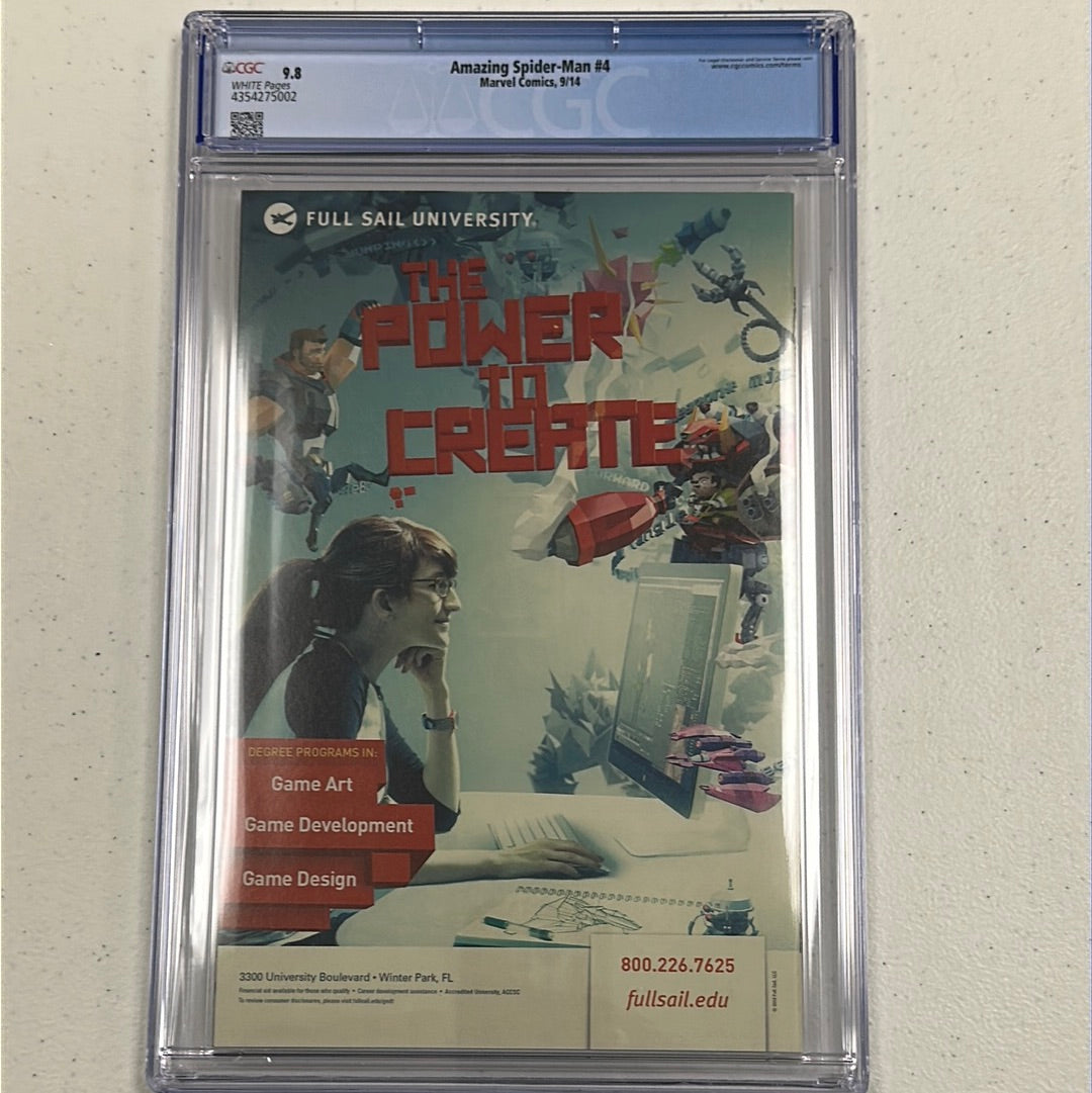 CGC 9.8 - AMAZING SPIDER-MAN #4 (9/14)