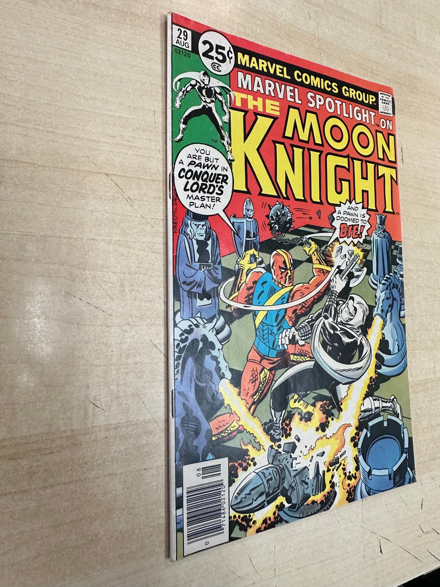 Marvel Spotlight #29 8/76; Early Moon Knight app