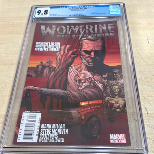 CGC 9.8 - Wolverine #66 (8/08); 1st app Old Man Logan; 1st app Old Man Hawkeye