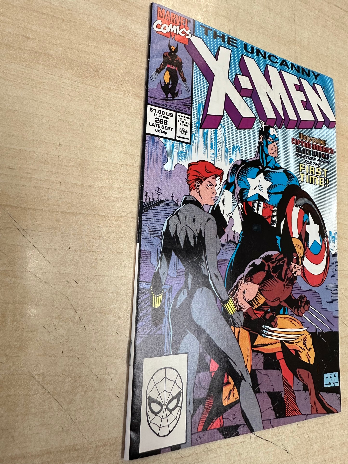 Uncanny X-Men #268 (1990); Captain America, Black Widow & Wolverine Team-Up