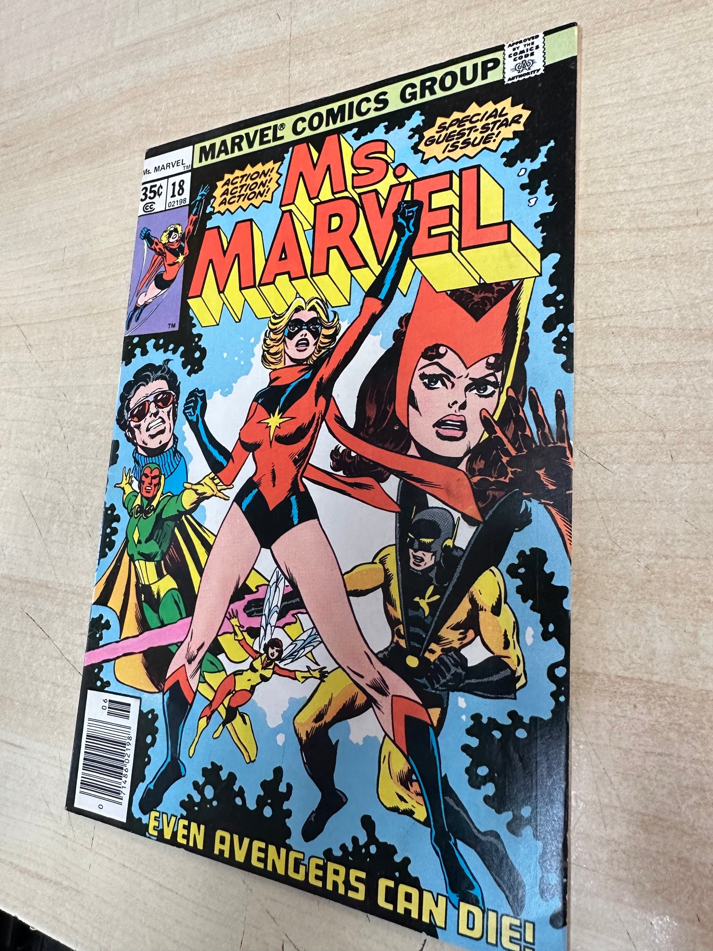 Ms. Marvel #18 (6/78); 1st Full app Mystique