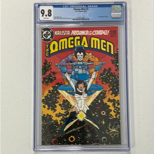 CGC 9.8 - OMEGA MEN #3 (6/83); 1st app of Lobo