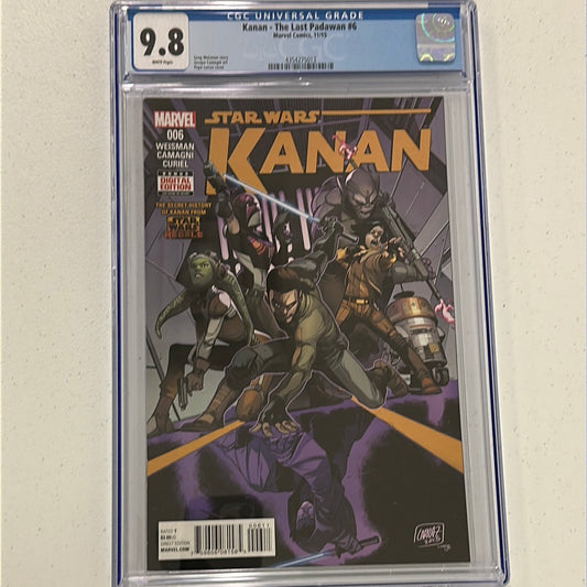 CGC 9.8 - KANAN - THE LAST PADAWAN #6 (11/15)