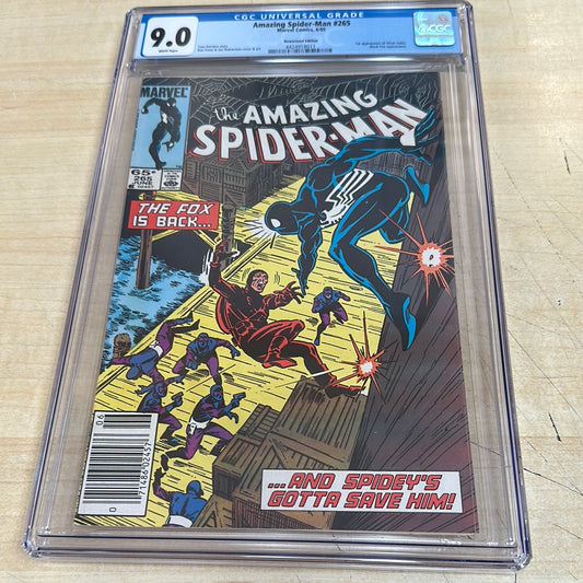 CGC 9.0 - Amazing Spider-Man #265; 1st App of Silver Sable (6/85)