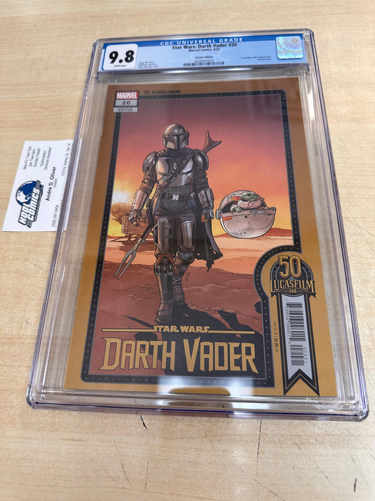 CGC 9.8 - Star Wars: Darth Vader # 20; Mando & Grogu