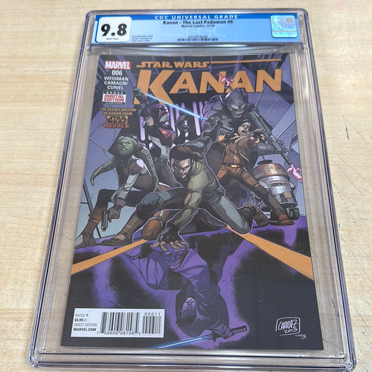 CGC 9.8 - KANAN - THE LAST PADAWAN #6 (11/15) [008]