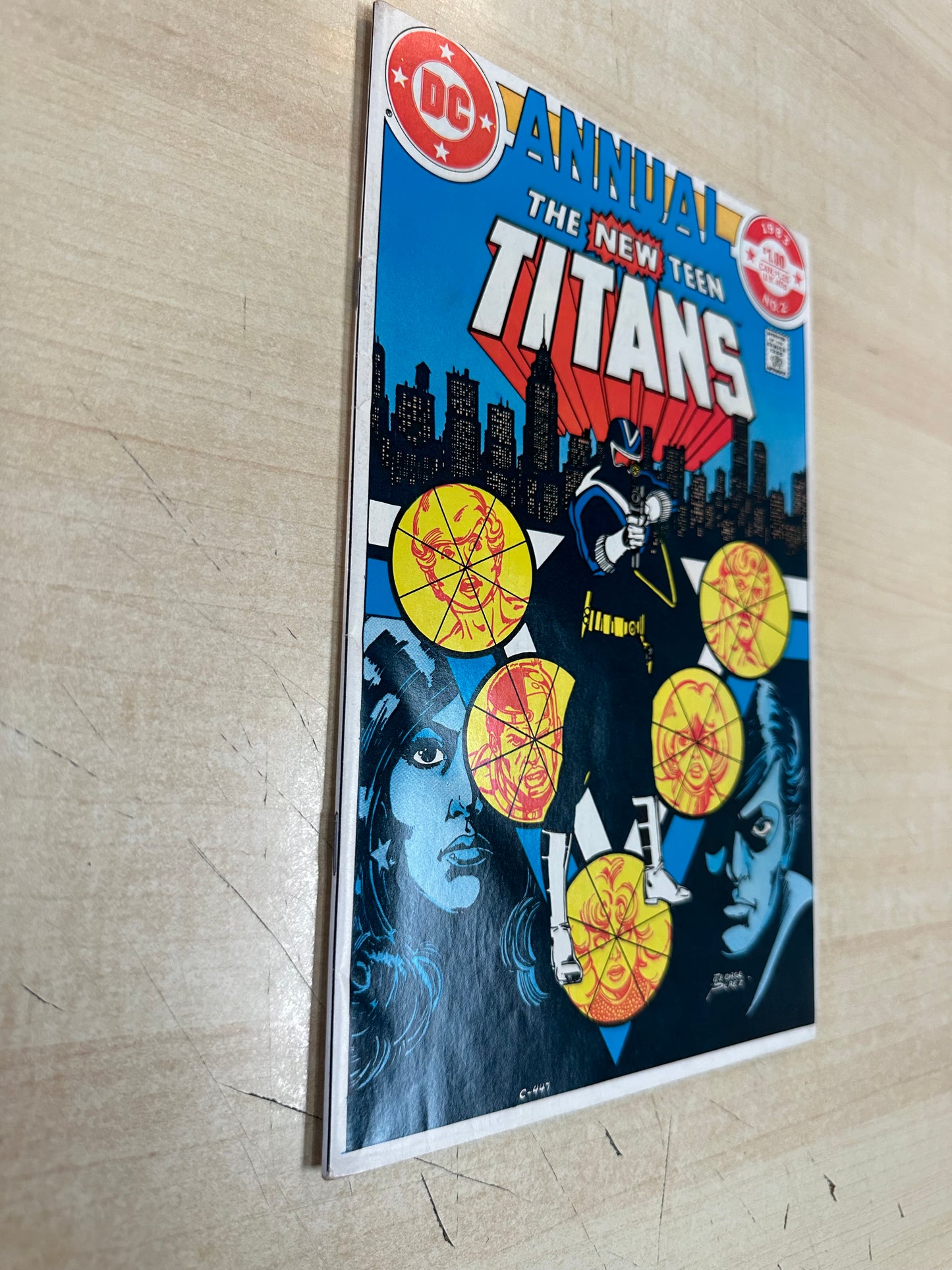 The New Teen Titans Annual #2 (9/83); 1st app Vigilante in Costume; 1st app Lyra