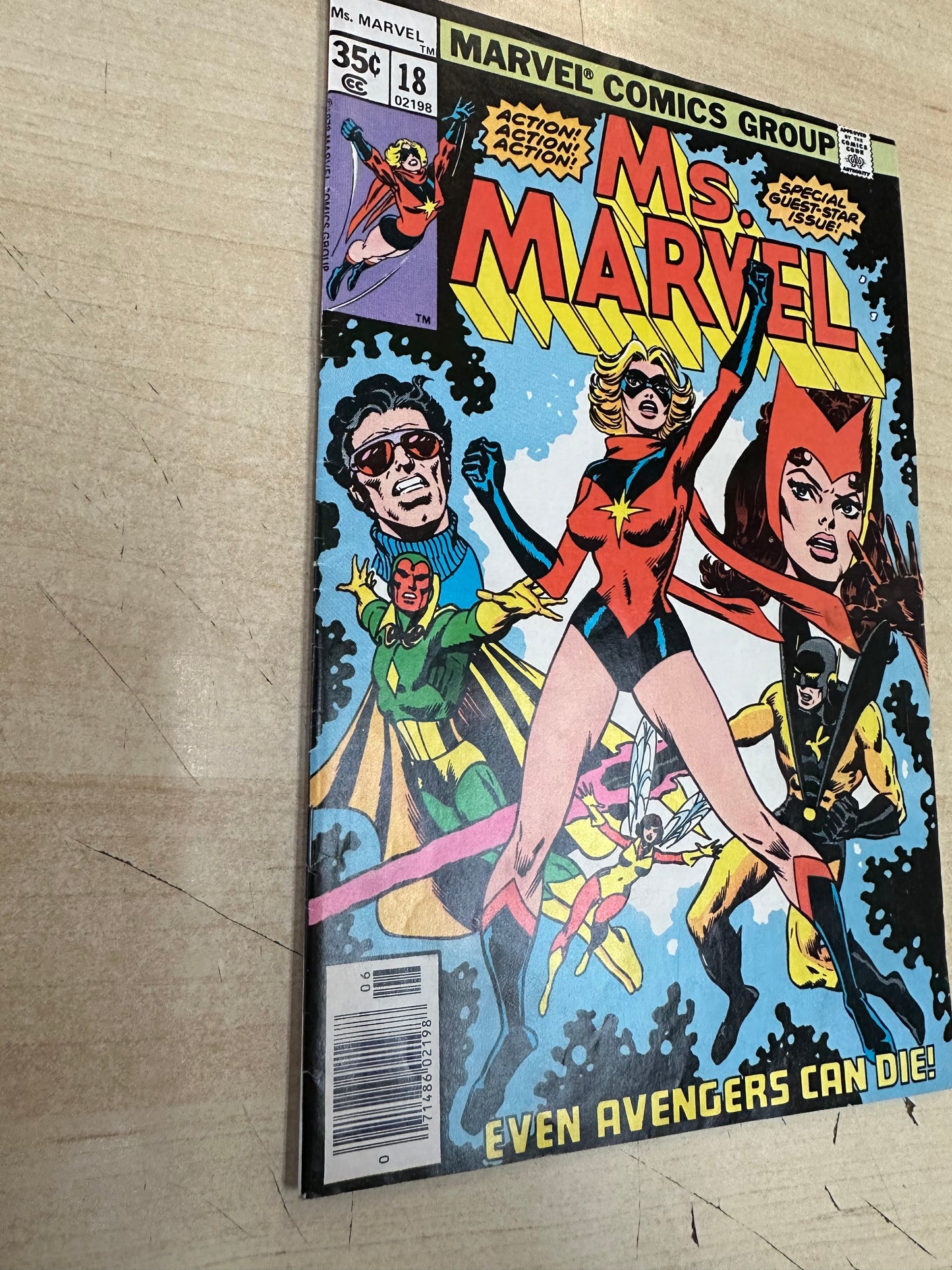 Ms. Marvel #18 (6/78); 1st Full app Mystique