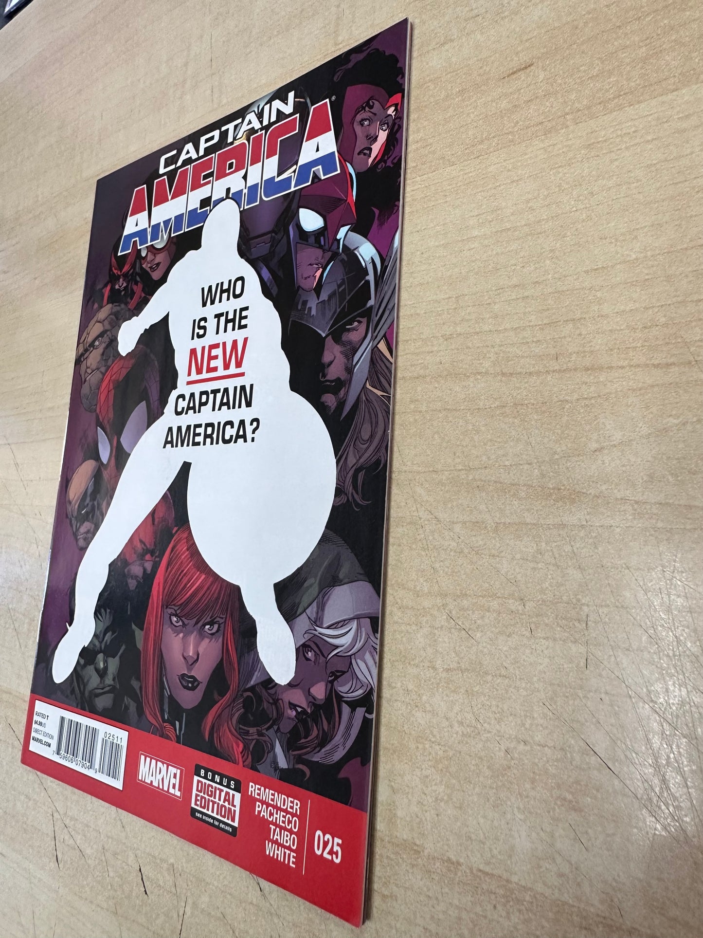 Captain America #25 (12/14); Sam Wilson Becomes the New Captain America