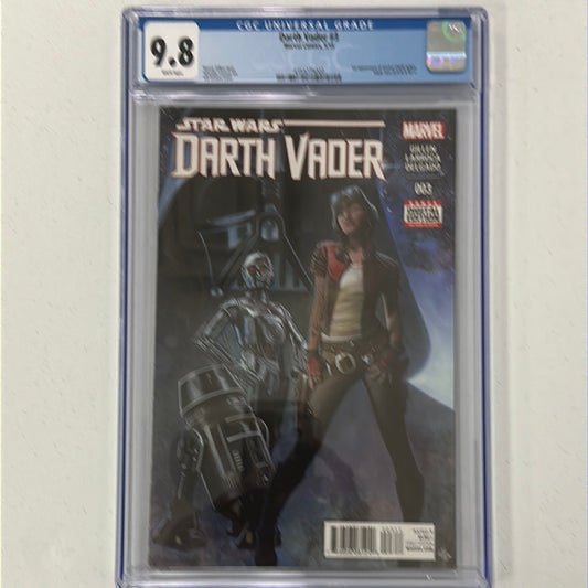 CGC 9.8 - DARTH VADER #3 (5/15); 1st app of Doctor Chelli Aphra.