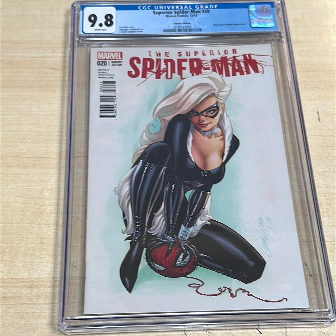 CGC 9.8 - Superior Spider-Man #20 (12/13); J. Scott Campbell Variant