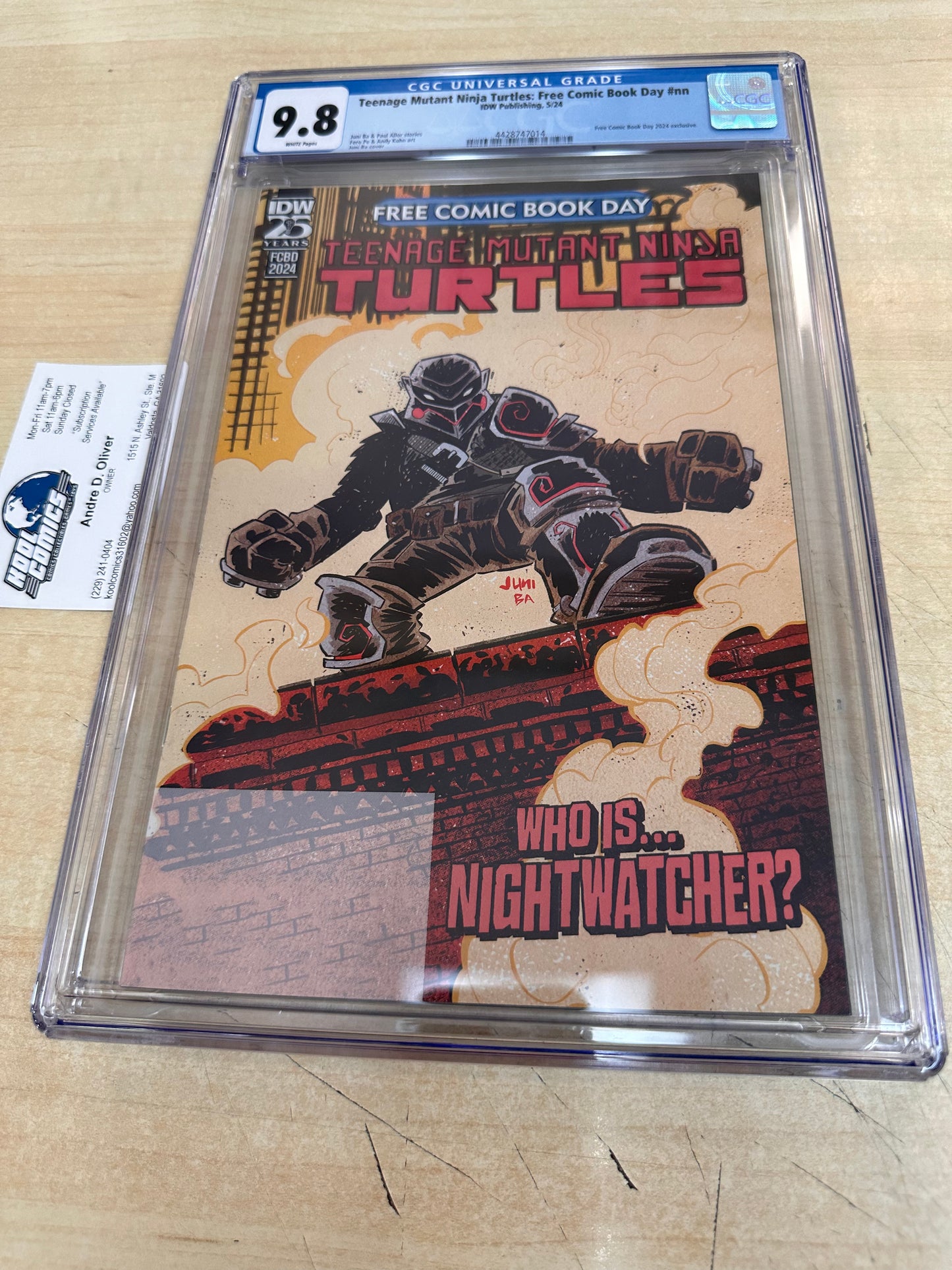 CGC 9.8 - Teenage Mutant Ninja Turtles: FCBD 2024 (5/24)