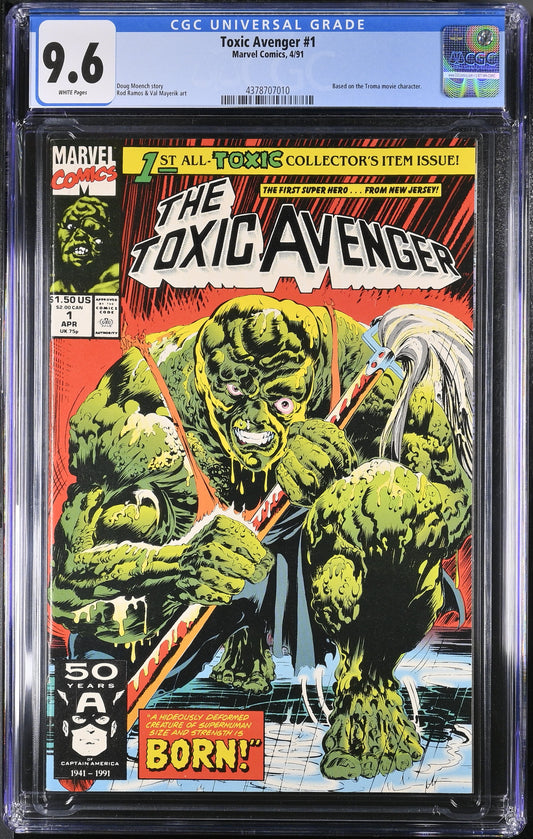 CGC 9.6 - Toxic Avenger #1 (4/91)